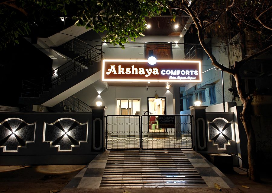 Akshaya Comforts Front View — Seethammadhara Visakhapatnam