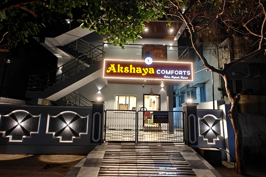 Akshaya Comforts Main Entrance — Visakhapatnam